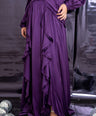Maxi vestido de fiesta satin