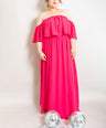 MAXI VESTIDO OFF THE SHOULDER
