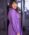 Maxi vestido de fiesta manga larga