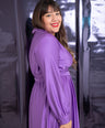 Maxi vestido de fiesta manga larga
