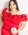 VESTIDO MIDI DE FIESTA