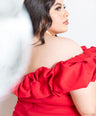 VESTIDO MIDI DE FIESTA