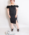 VESTIDO MIDI DE FIESTA