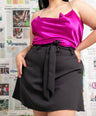 Short falda con lazo