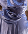 Maxi vestido de fiesta satinado