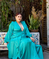 Maxi vestido de fiesta satin