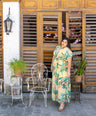 Maxi vestido estampado floral