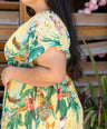Maxi vestido estampado floral