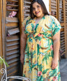 Maxi vestido estampado floral