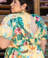 Maxi vestido estampado floral