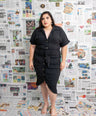 VESTIDO CAMISERO CON LAZO
