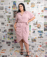 VESTIDO CAMISERO CON LAZO