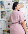 VESTIDO CAMISERO CON LAZO