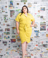 VESTIDO CAMISERO CON LAZO