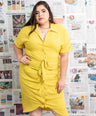 VESTIDO CAMISERO CON LAZO