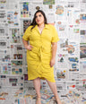 VESTIDO CAMISERO CON LAZO