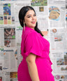VESTIDO CAMISERO CON LAZO
