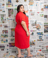 VESTIDO CAMISERO CON LAZO