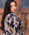 Maxi vestido estampado de fiesta