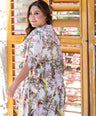 Maxi vestido estampado de fiesta