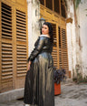 Blusa fiesta brillosa off the shoulders