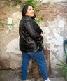 Jeans mom fit con roturas