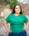 Jeans mom fit con roturas