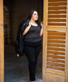 Blusa de tirante grueso
