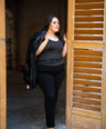 Blusa de tirante grueso