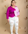 Blusa moda combinada