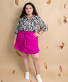 Short falda con lazo
