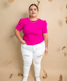Jeans blanco con roturas