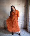 Vestido camisero largo