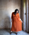 Vestido camisero largo