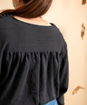 Blusa manga abullonada