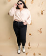 Blusa manga abullonada