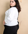 Blusa moda de dos colores