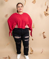 Blusa fiesta manga 3/4
