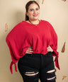 Blusa fiesta manga 3/4