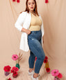 Blazer liso manga 3/4