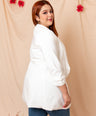 Blazer liso manga 3/4