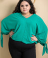 Blusa fiesta manga 3/4