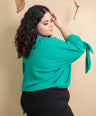 Blusa fiesta manga 3/4