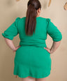 Vestido corto con lazo