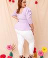 Blusa pemplum de fiesta