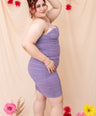 Vestido de fiesta con drapeado