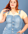 Overol denim de botones