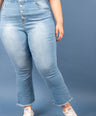 Overol denim de botones