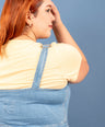 Overol denim de botones