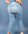 Overol denim de botones